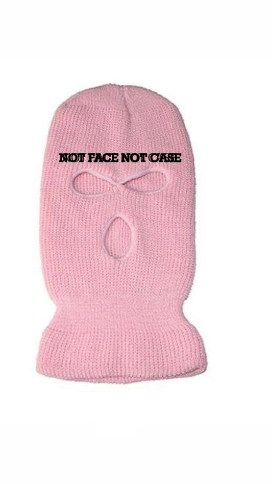 Pink Not Face Not Case Mask